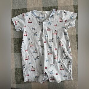 Kissy Kissy short sleeve puppy onesie